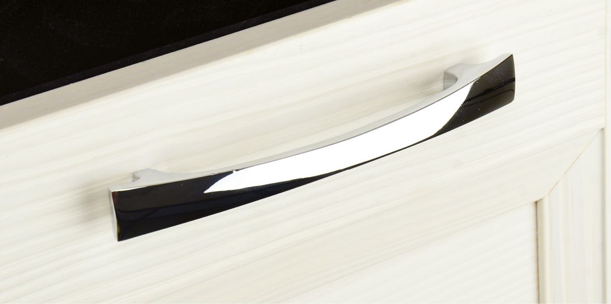 Ручки мебельные Ручка мебельная 162 м.ц. 128мм замак  хром RQ162Z.128CP