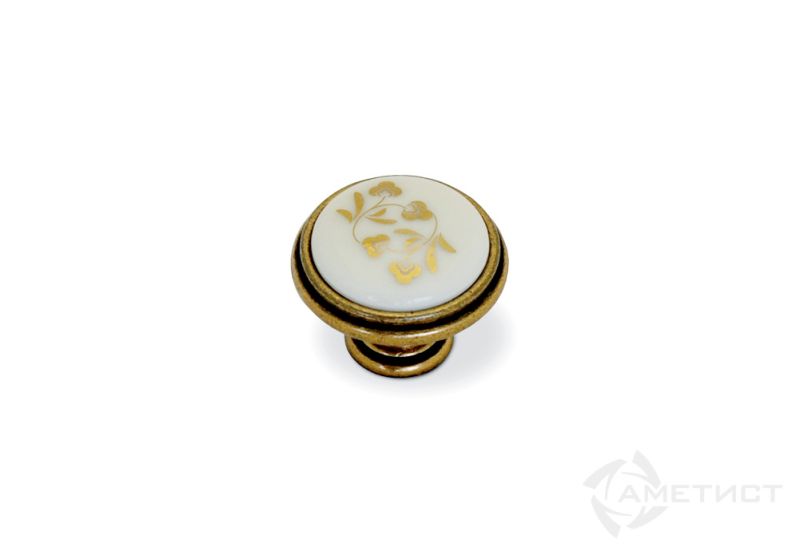 Ручки мебельные Ручка 77, покрытие состаренное золото 00А8 P77Y01.H3MA8G