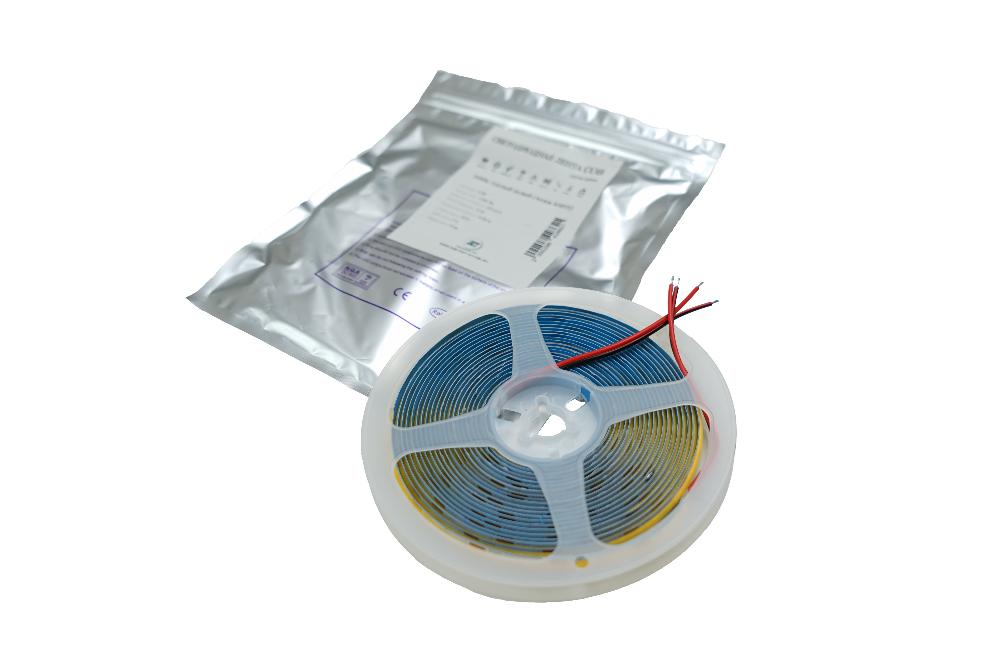 Мебельные светильники Светодиодная лента COB  ширина 8мм, 320 диодов, 12V, 5 метров, 3000K, IP20 LE270A.320WW