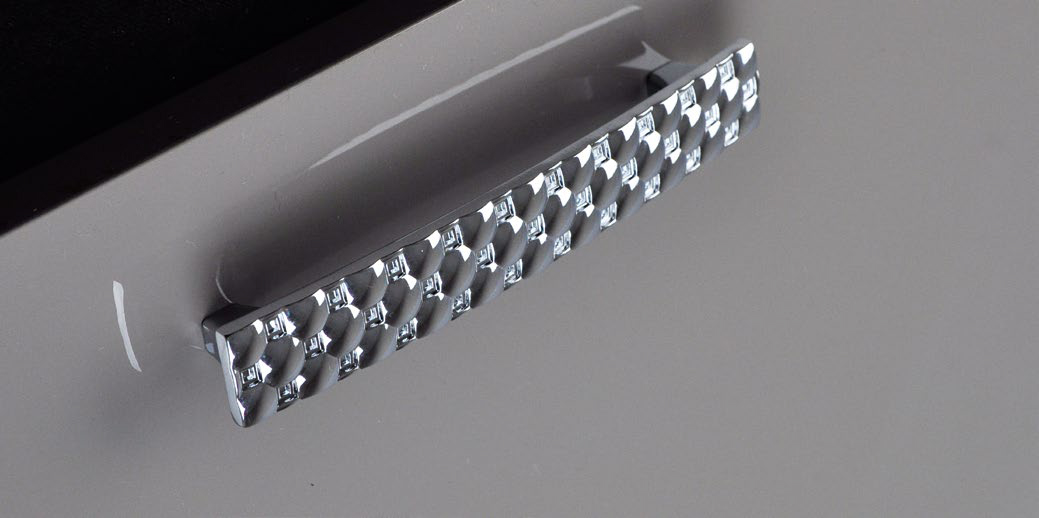 Ручки мебельные Ручка мебельная JET 147 м.ц.128мм  замак брашированный никель RQ147Z.128NN99