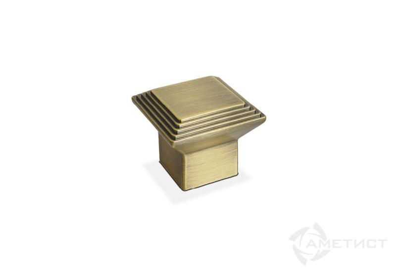 Ручки мебельные Ручка-кнопка 129 м.ц.16мм замак цвет бронза R129Z.016BPAG