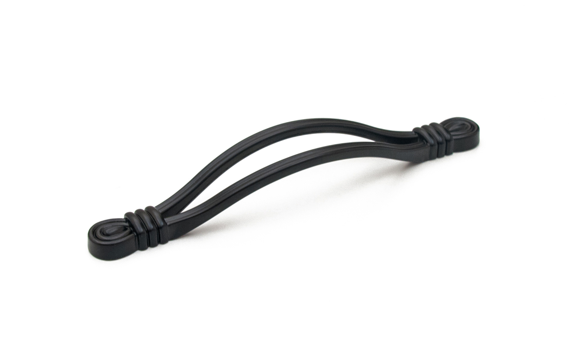 Ручки мебельные Ручка мебельная 179 м.ц.128мм замак матовая черная RLG179Z.128BL