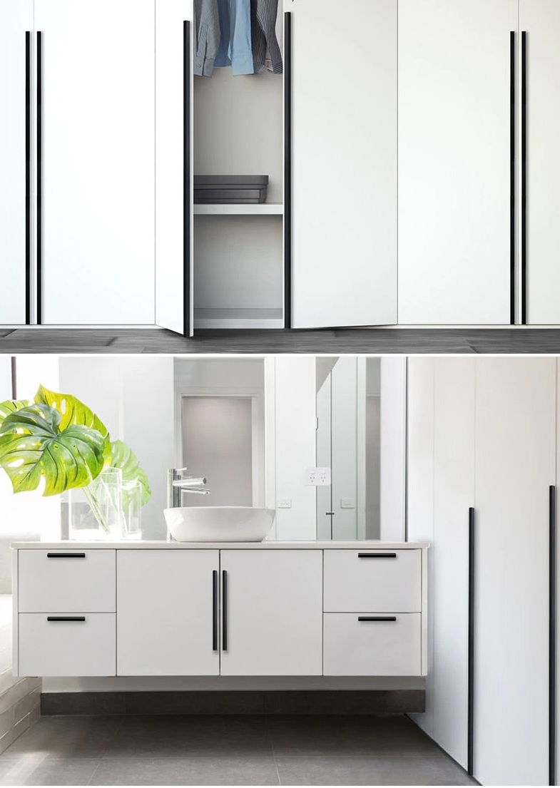 Ручки мебельные Ручка 704 мебельная накладная м.ц.128мм L 170мм,алюминий мат.хром R704A.170CMQ