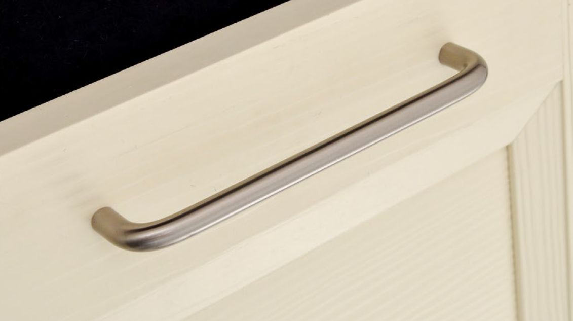 Ручки мебельные Ручка мебельная JET 107 м.ц.128мм сталь брашированный никель RQ107S.128BN55