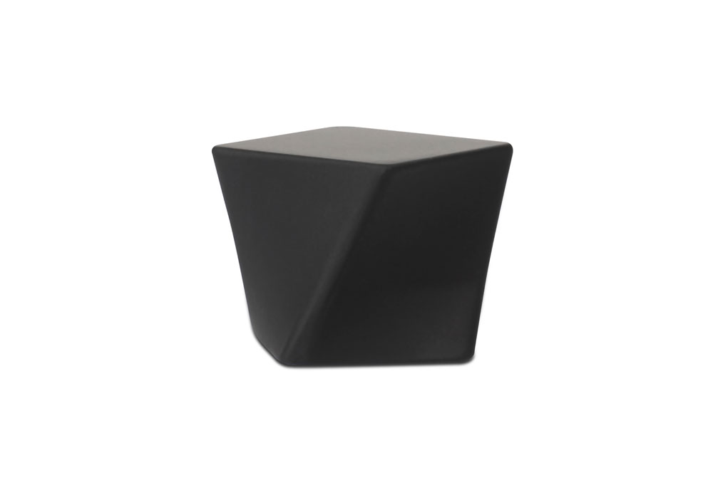 Ручки мебельные Ручка-кнопка G04, м.ц.24 черный матовый R04G.22BLI