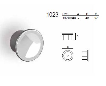Ручки мебельные Ручка-кнопка LUNA