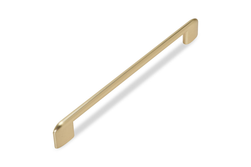 Ручки мебельные Ручка мебельная 287 м.ц.192 мм замак брашированное золото RZ287Z.192BG