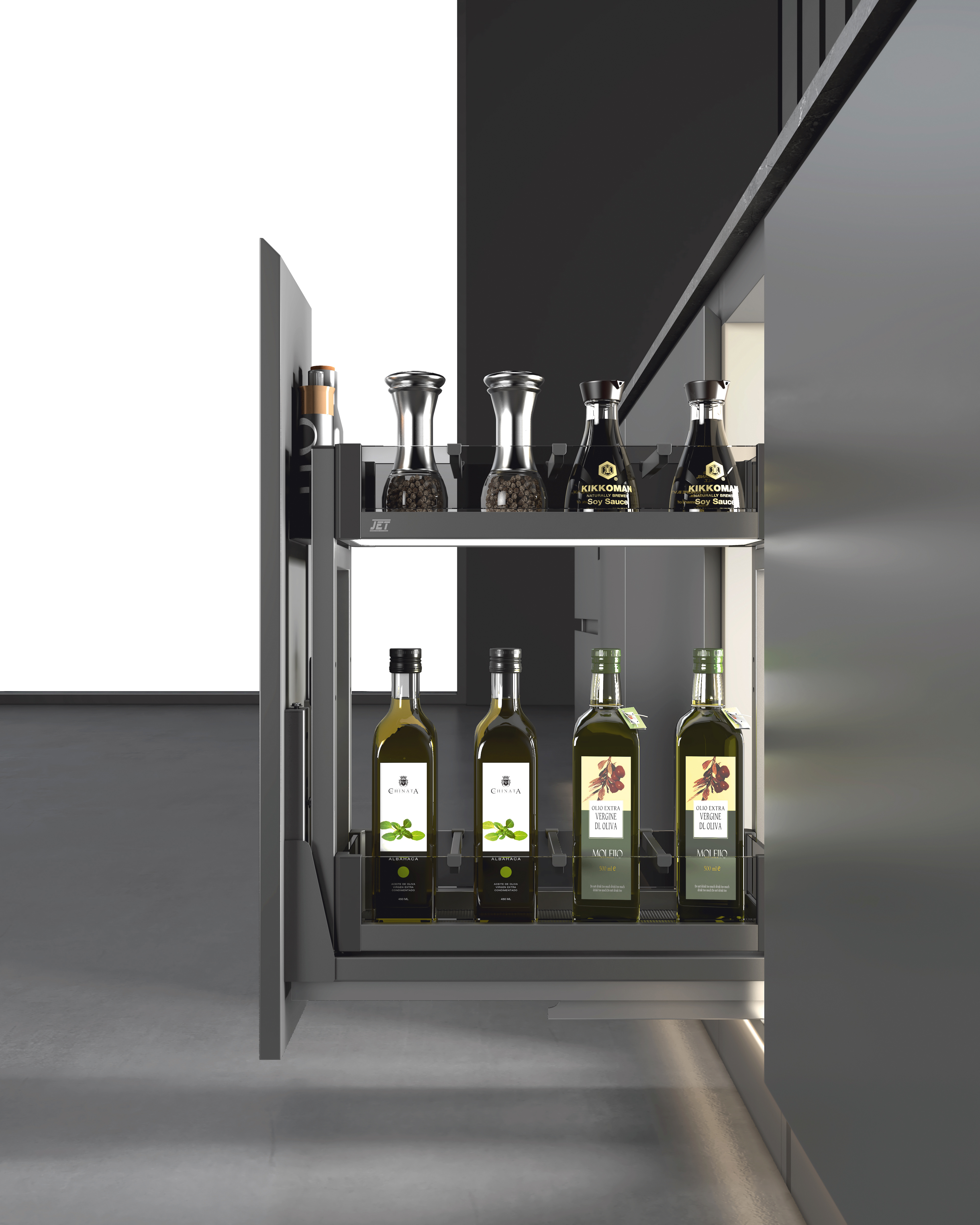 Выдвижные корзины для кухни Выдвижная корзина в нижнюю базу S102D