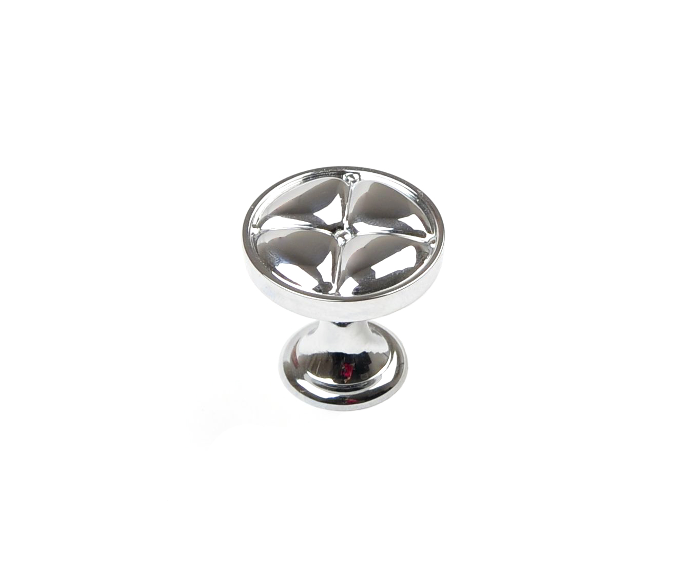 Ручки мебельные Ручка-кнопка 132 замак хром RQ132Z.028CP