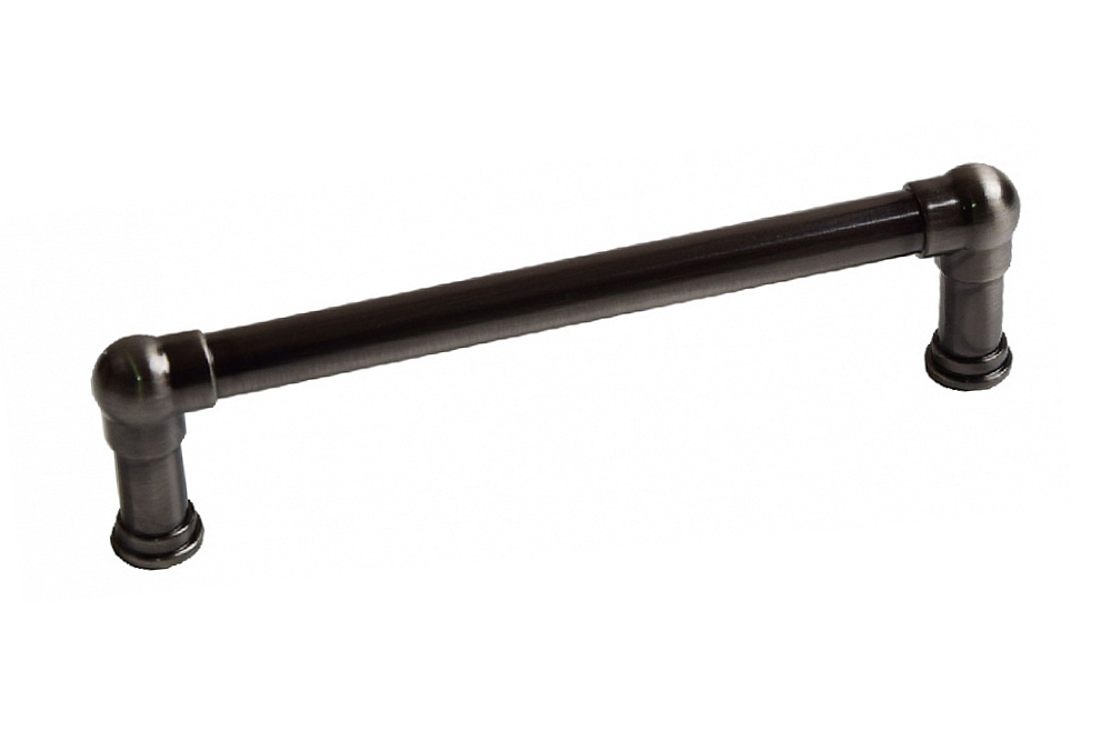 Ручки мебельные Ручка мебельная 181 м.ц.128мм замак брашир. черный никель RQ181Z.128BB