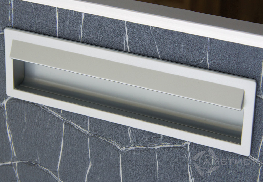 Ручки мебельные Мебельная ручка 1016,м.ц.96мм, покрытие алюминий 10С