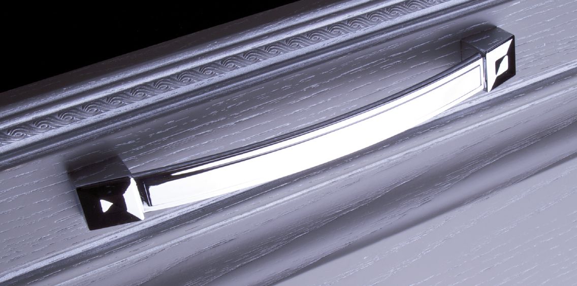 Ручки мебельные Ручка мебельная 183 м.ц.160мм замак хром RH183Z.160CP