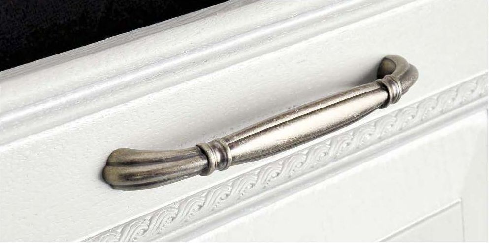 Ручки мебельные Ручка мебельная 197 м.ц.. 128мм замак ант.бронза Валенсия RQ197Z.128BA