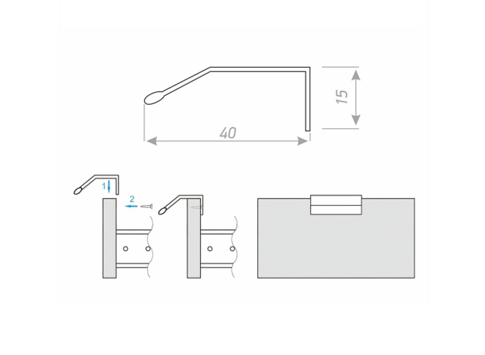 Ручки мебельные PROLINE 6