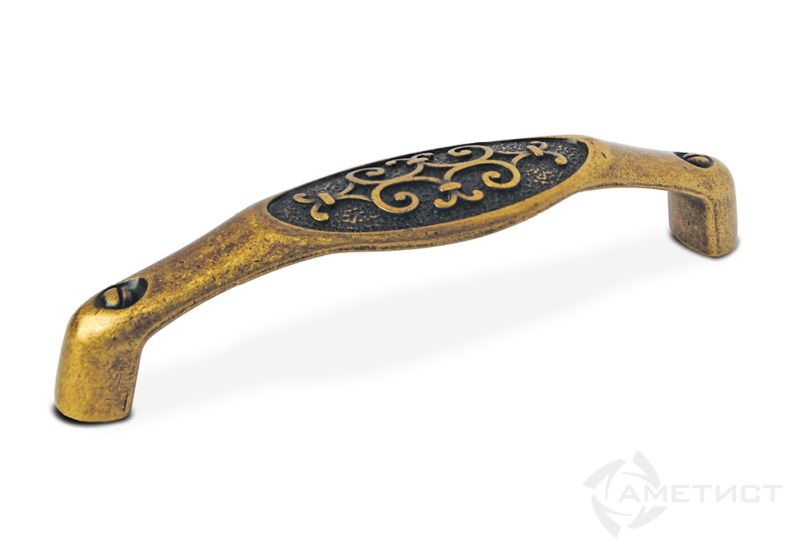 Ручки мебельные Ручка мебельная 124 м.ц.128мм замак ант.бронза RH124Z.128BA