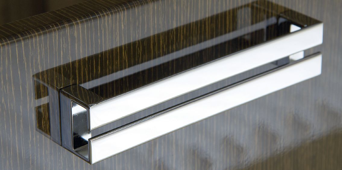 Ручки мебельные Ручка Eureka 1234, 160мм, цвет  хром 1234.1А99