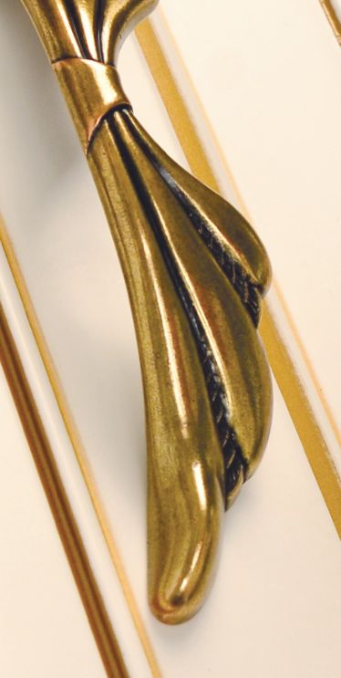 Ручки мебельные Мебельная ручка 15208Z12800, м.р. 128мм, покрытие состаренное золото 07 15208Z12800.07B