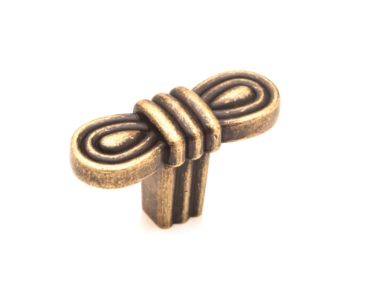 Ручки мебельные Ручка-кнопка 179 замак бронза античная RLG179Z.021BA