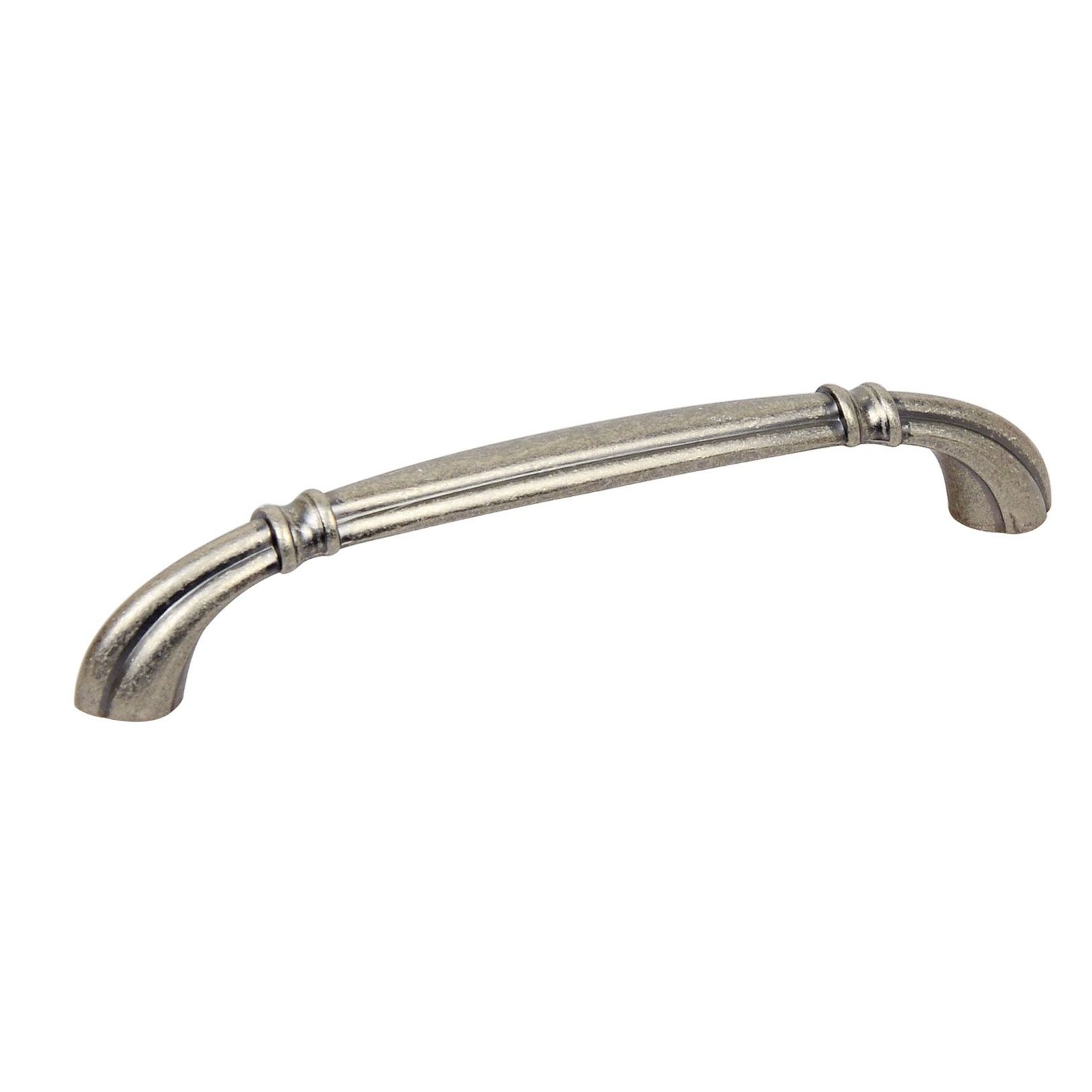 Ручки мебельные Ручка мебельная 197 м.ц.. 128мм замак ант.серебро RQ197Z.128SA