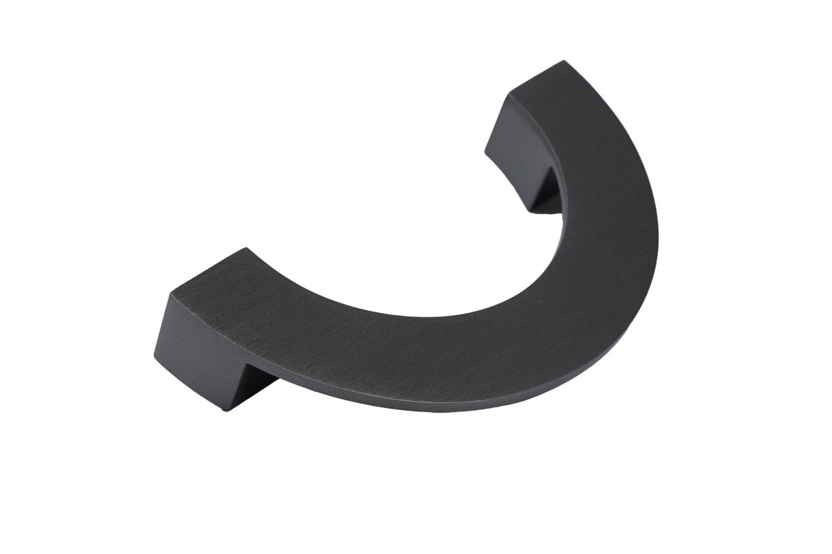 Ручка мебельная накладная 662 м.ц. 96мм L 113,5мм графит R662Z.96IGB