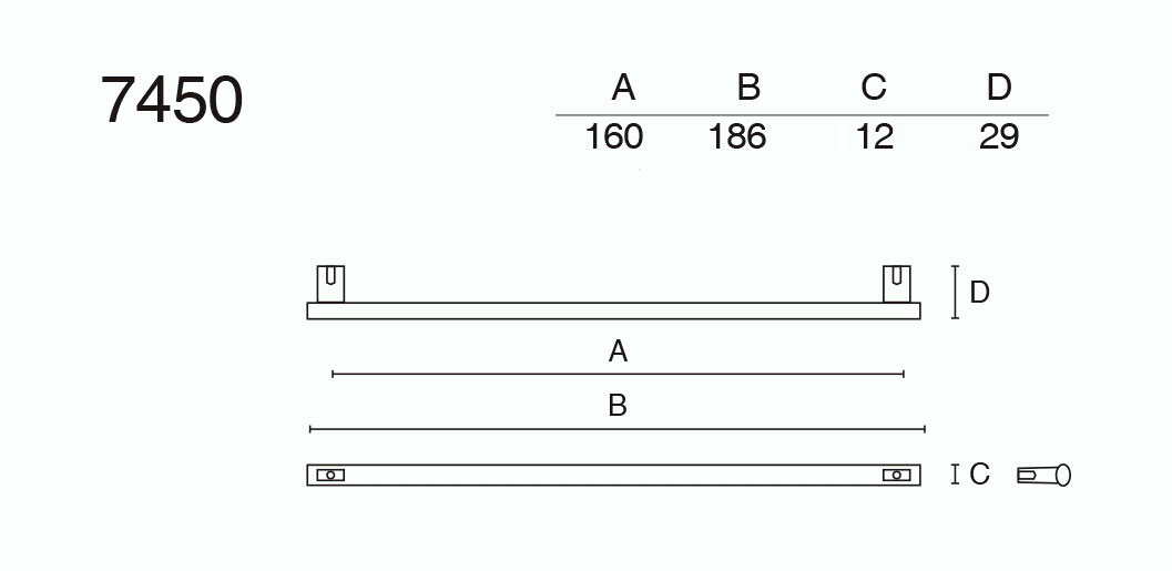 Ручки мебельные MOLETO