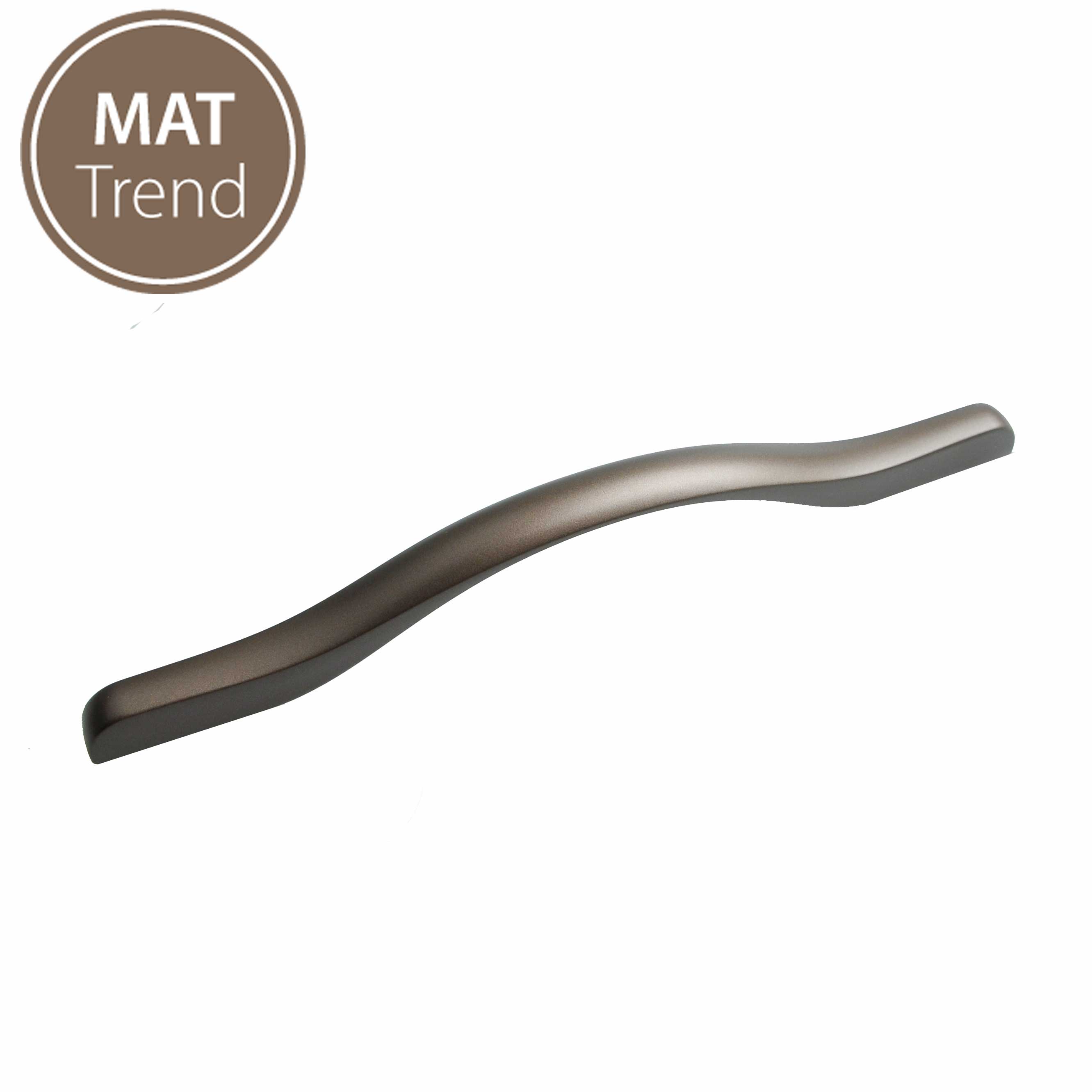 Ручки мебельные Мебельная ручка Eureka 1473 м.р.160/192, покрытие brown chocolate 1802 1473/1802