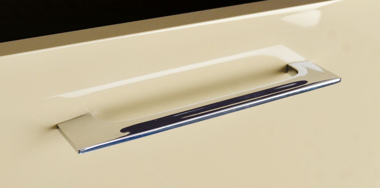 Ручки мебельные Ручка мебельная 157 м.ц.160мм, алюминий хром RQ157A.160CP