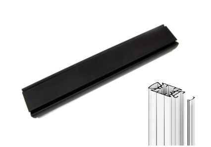 Стеллажная система STILOS Алюминиевый профиль Stilos L3000, цвет черный анод light AI541L3000С35DL