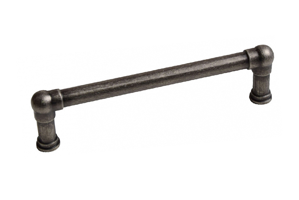 Ручки мебельные Ручка мебельная 181 м.ц.128мм замак античное серебро RQ181Z.128SA