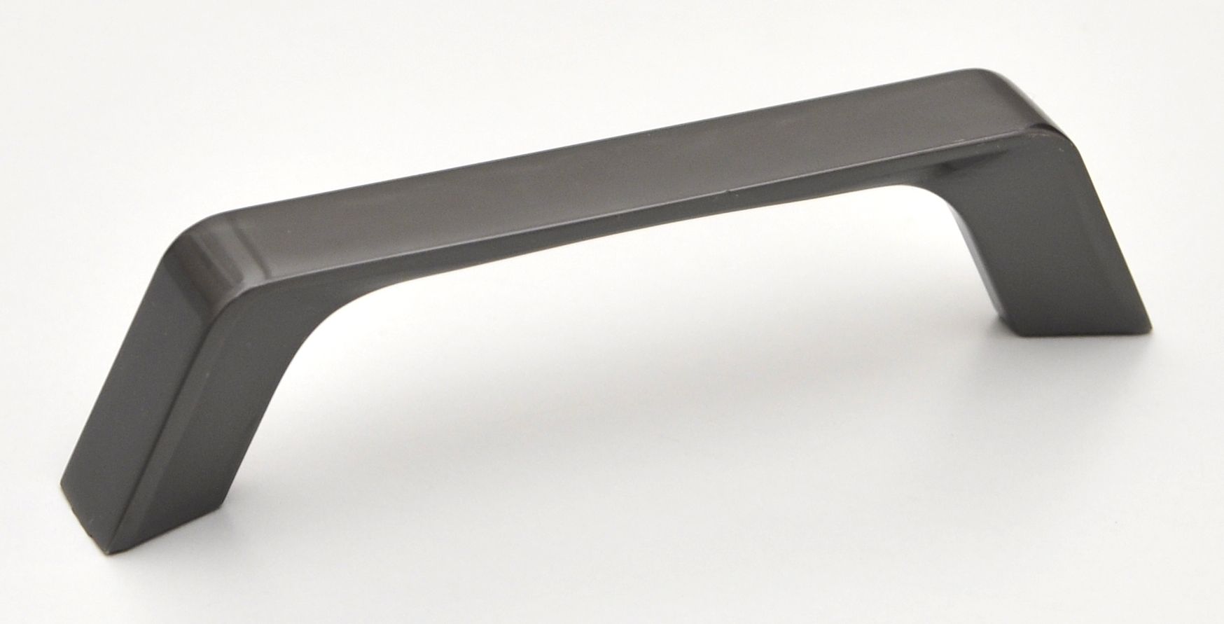 Ручка мебельная Gloss, м.ц. 128 мм, жемчужный черный