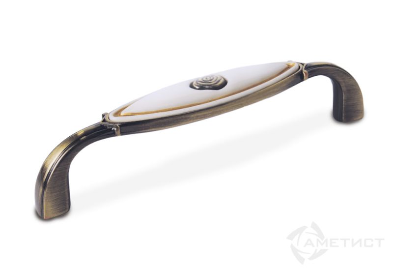 Ручки мебельные Ручка мебельная 280 м.ц.96мм замак/керамика бронза RH280J.096BP30