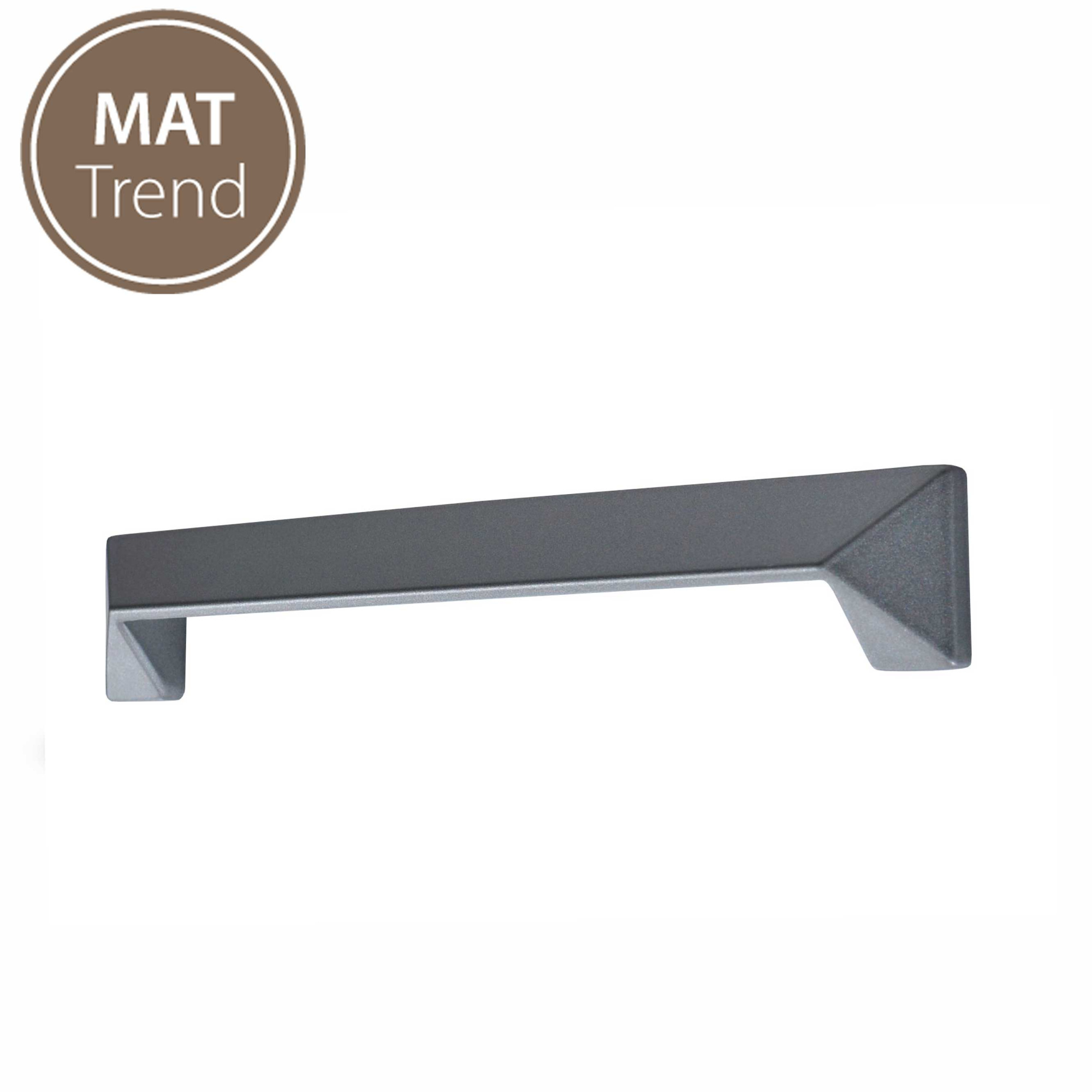 Ручки мебельные Мебельная ручка Eureka 1509 м.р.160мм, покрытие titanium grey 1704