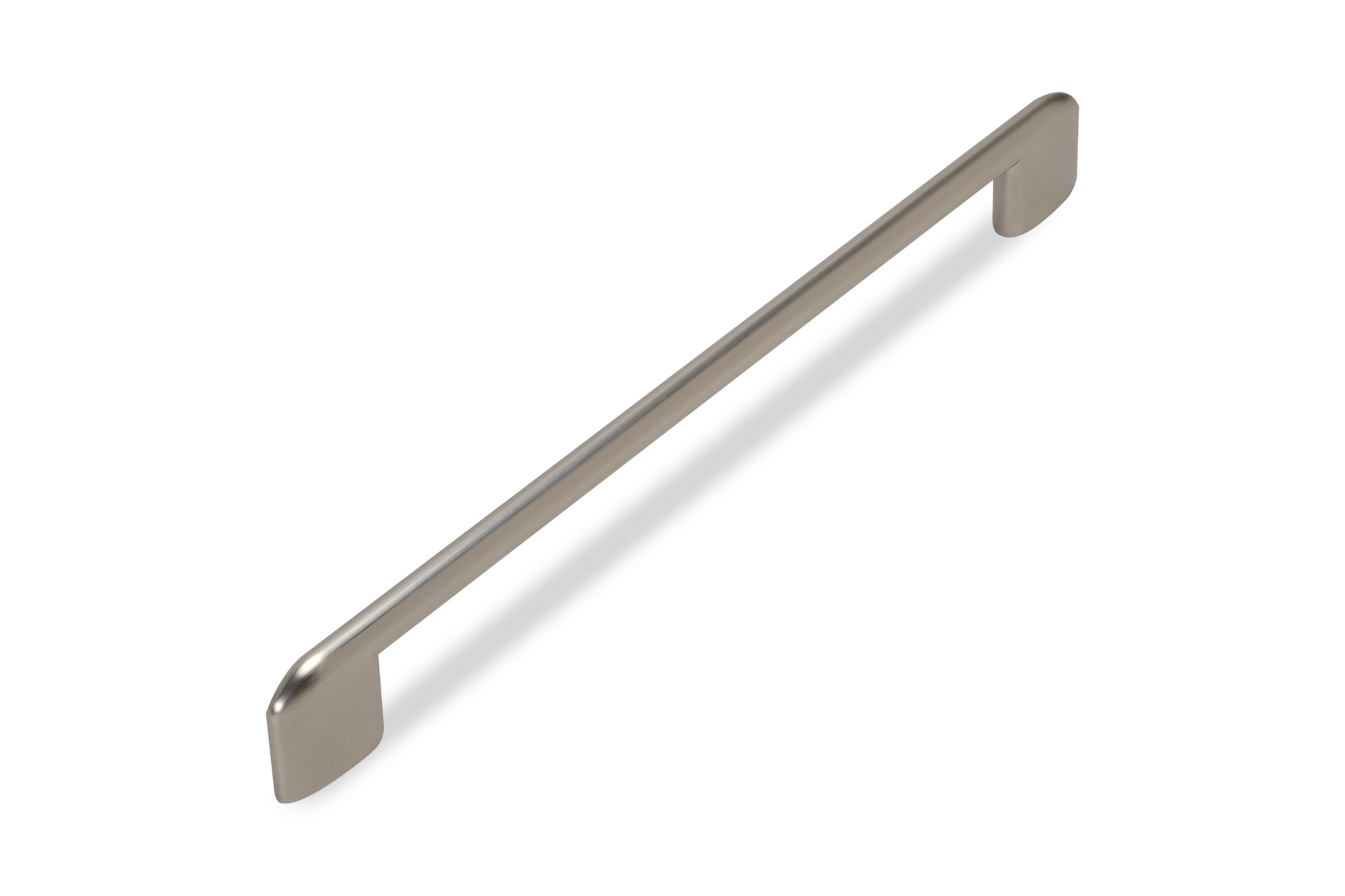 Ручки мебельные Ручка мебельная 287 м.ц.192 мм замак брашированный никель RZ287Z.192NN