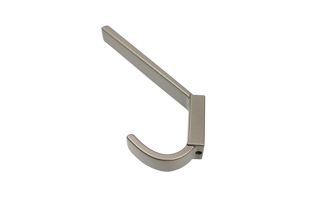 Крючки Крючок мебельный 236 двухрожковый латте грей C236Z.002LG