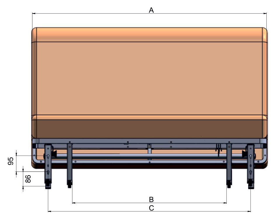Механизмы трансформации диванов Аккордеон