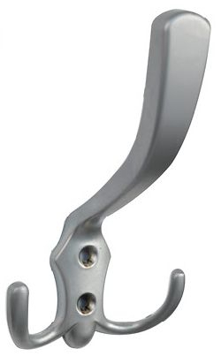 Крючки Крючок мебельный 585 трехрожковый замак матовый хром CQ585Z.003CM