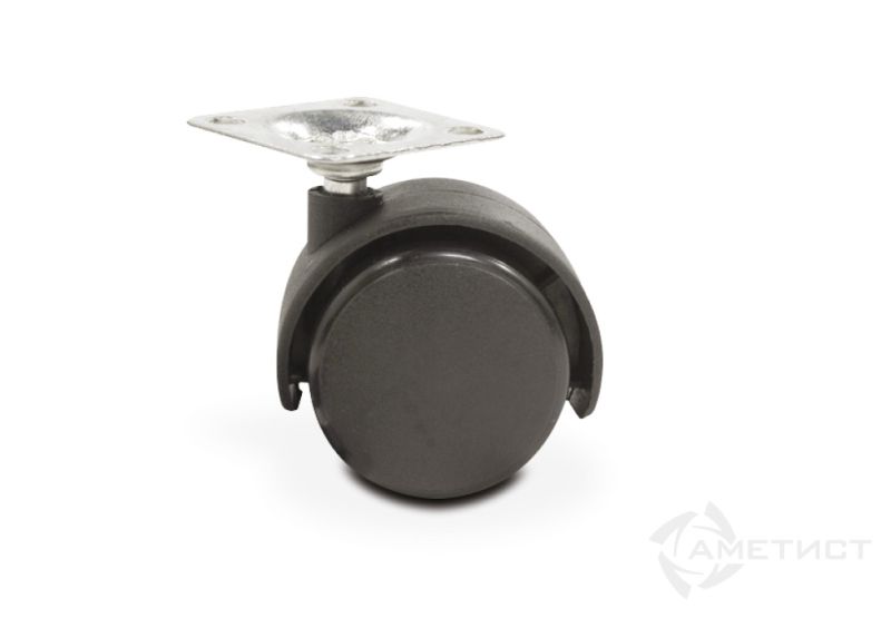 Опоры Опора колесная 310A D50мм без тормоза  с площ. для крепл. FU310A.050BL