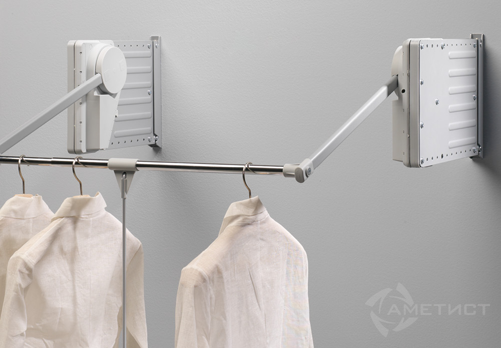 Пантографы для одежды СуперЛифт 151/A  для одежды в шкаф,  серый