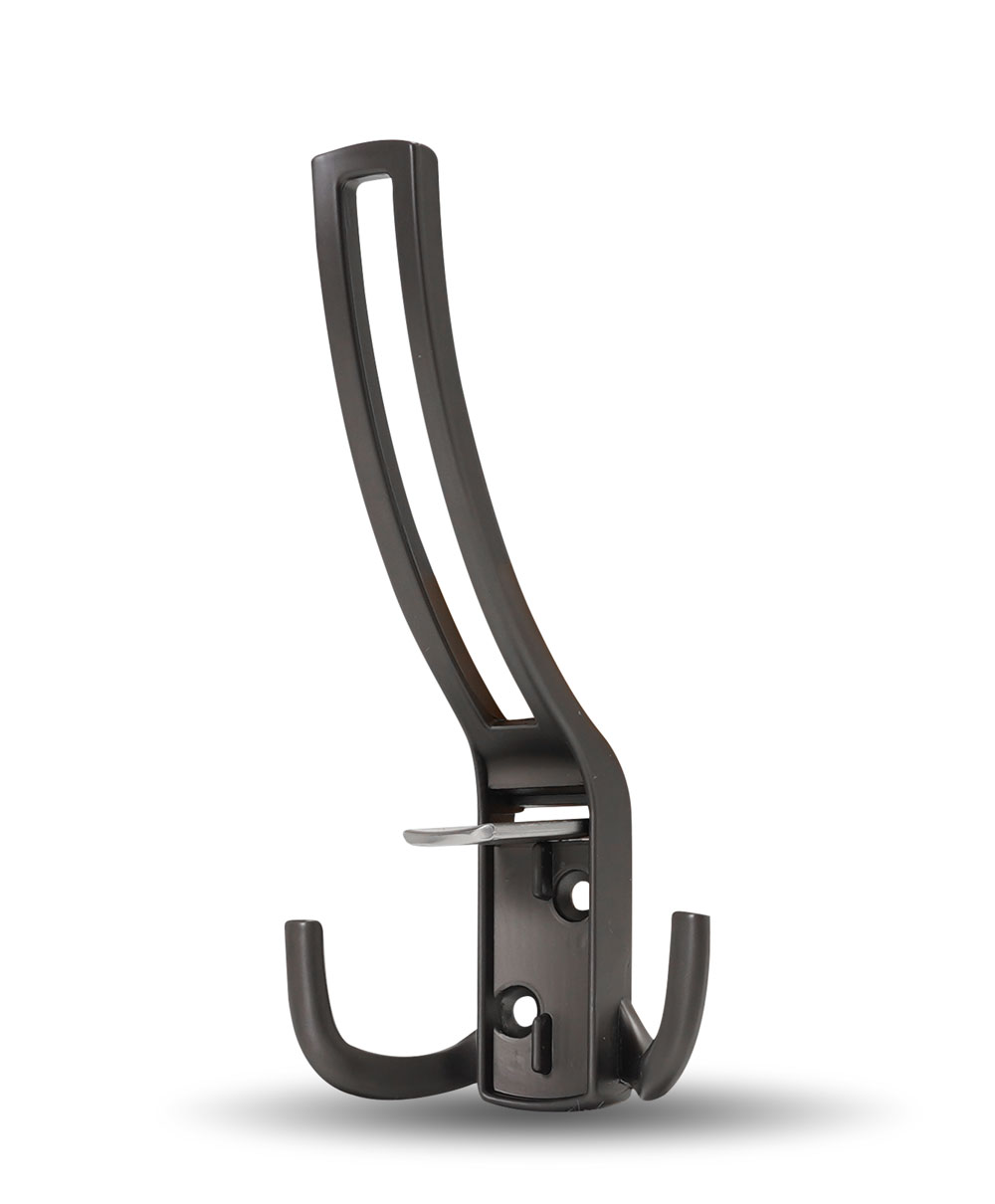 Крючки Крючок мебельный 397 трехрожковый замак жемчужный серый браш.никель RZ397Z.003PG.NN