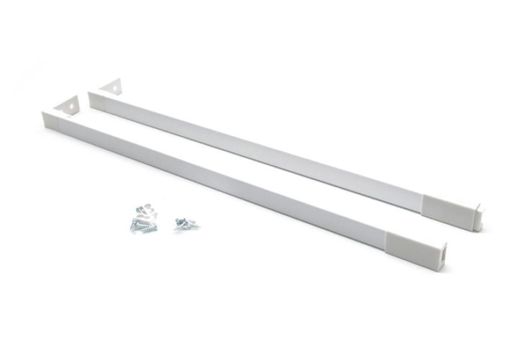 Рейлинг продольный для JETBOX Ultra 218 L300мм, белый BR218F.300WT