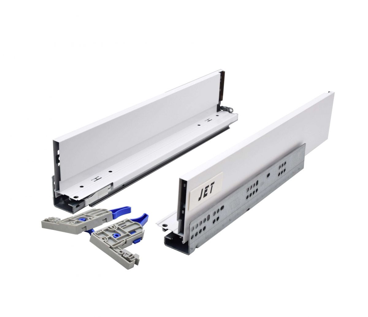 Ящик JETBOX ULTRA 218 с доводчиком H80мм L500мм, белый BR218A.500WT
