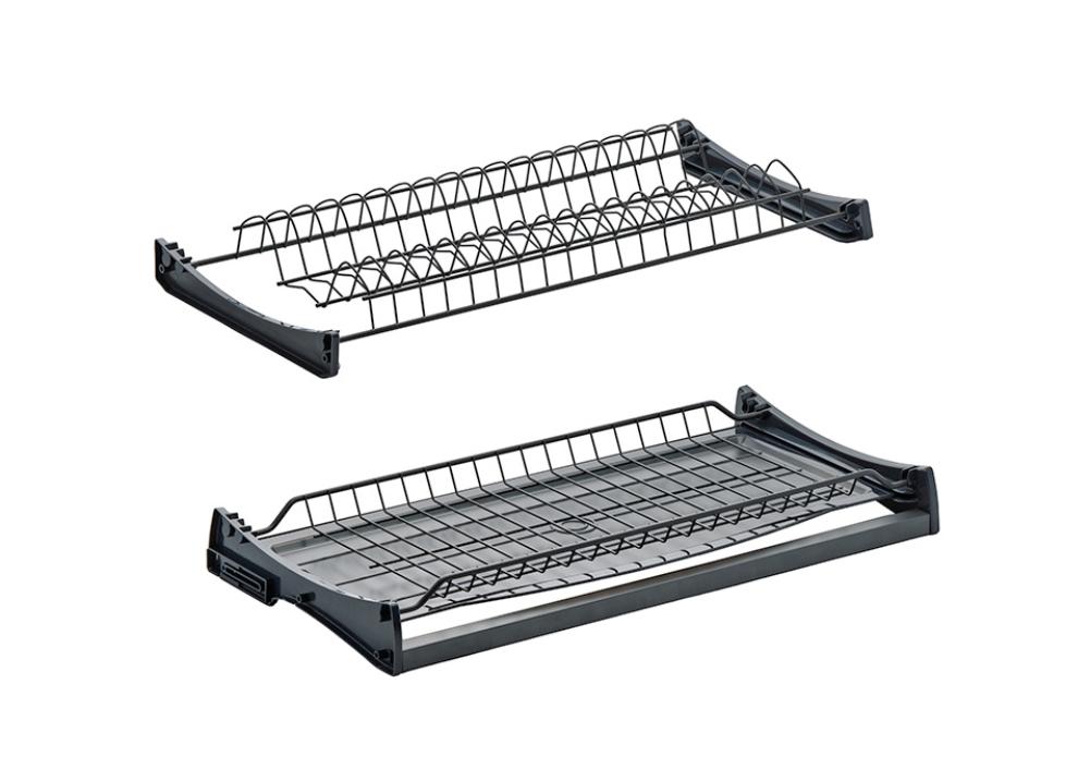 Комплект посудосушителя STAR 1 поддон, 2 ур. с рамкой, модуль 500мм, антрацит S241A.500DGHS