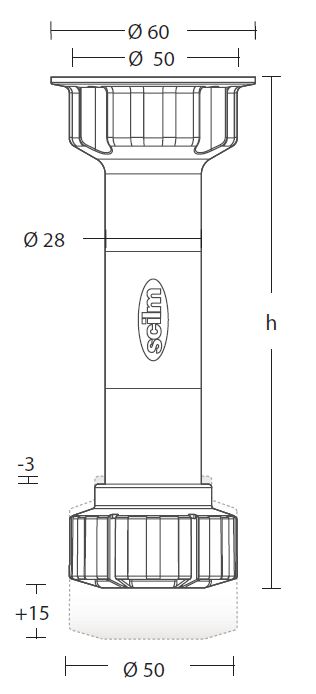 Опоры Опора мебельная 280R270 H100мм 280R27010SF
