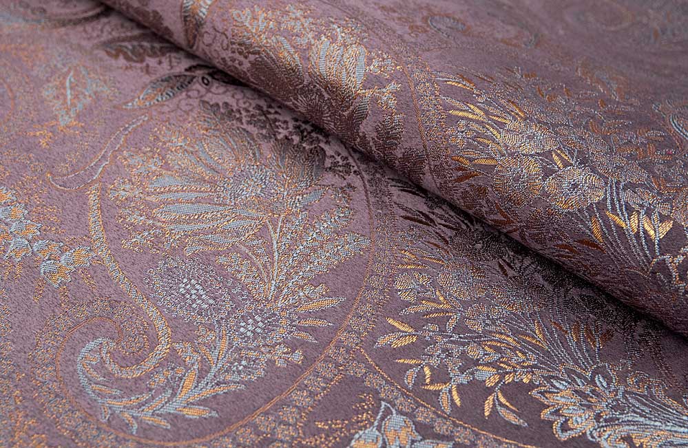 Ткань ФЛОРА пейсли фиолетовый (FLORA paisley violet)