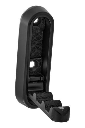 Крючки Крючок мебельный 261 однорожковый замак черный матовый C261Z.001BLWS