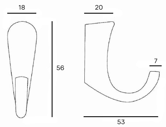 Крючки Крючок мебельный JET 912 однорожковый замак золото C912Z.001GP99