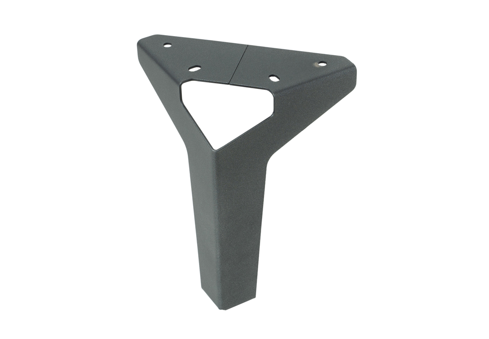Опоры Опора для мебели MetalLine 026 регулируемая H-150мм Сталь графит F026S.150GF