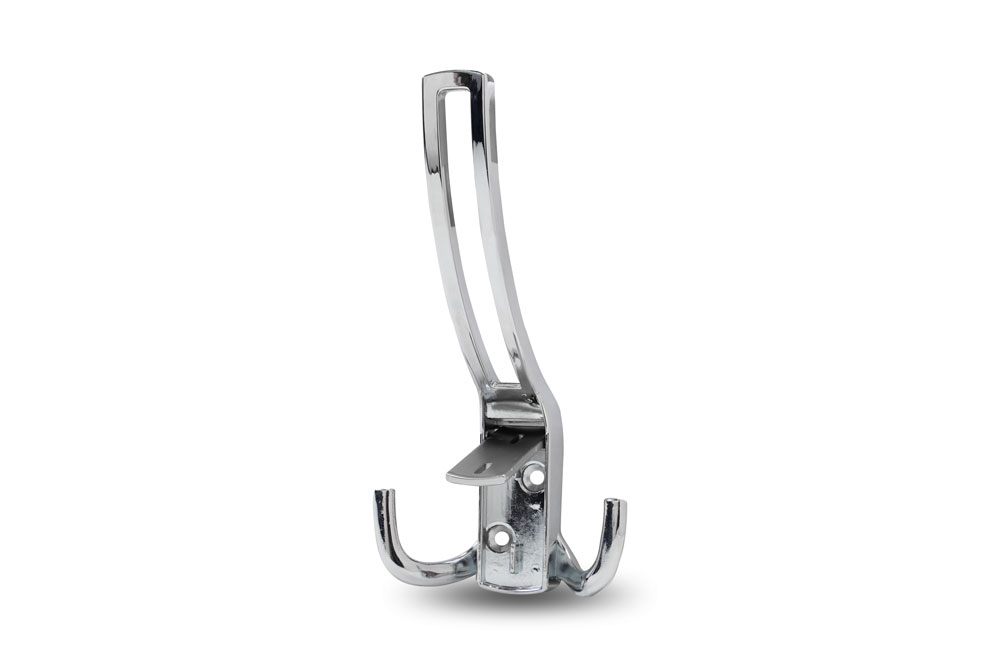 Крючки Крючок мебельный 397 трехрожковый замак хром браш.никель RZ397Z.003CP.NN
