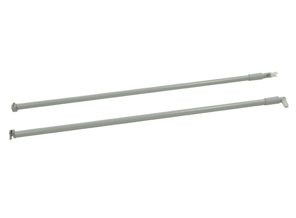 Рейлинг продольный для двустенного ящика 214 L400мм BR214F.400PG