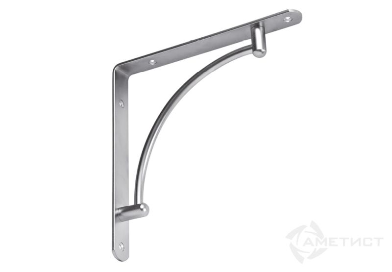 Полкодержатели Полкодержатель угловой 206W сталь мат.хром PW206S.222CM